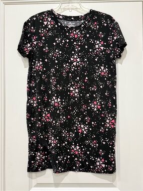 Ladies Joyspun Hearts Nightgown Small Lightweight